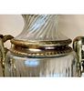Magnificent And Monumental French Baccarat Crystal Lidded Urns w/ Gilt Bronze Ormolu. Magnificent Image - 10