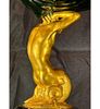 Magnificent and RARE Carved Jade Shell & Figure Mounted Gilt Bronze, Signed Louis Kley 1833-1911. Image - 5