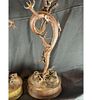 Meiji Era Pair Of Japanese Bronze Dragon Candlesticks, Circa 1880. Japanese Meiji era circa 1880 Image - 2
