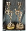 Meiji Era Pair Of Japanese Bronze Dragon Candlesticks, Circa 1880. Japanese Meiji era circa 1880 Image - 3