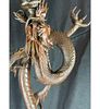 Meiji Era Pair Of Japanese Bronze Dragon Candlesticks, Circa 1880. Japanese Meiji era circa 1880 Image - 9