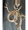 Meiji Era Pair Of Japanese Bronze Dragon Candlesticks, Circa 1880. Japanese Meiji era circa 1880 Image - 14