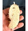 Antique Carved Fruit With Inlaid Shibayama Insects And Semi Precious Materials, Meiji Pd. Signed. Image - 12