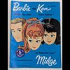 Vintage 1962 Mattel Midge Barbie Doll With Two-Piece Bathing Suit In Original Box. Box measures Image - 12
