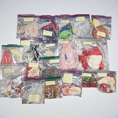 Large Lot Of 18 Vintage Mattel Fashion And Accessory Sets, 1960s. Includes: 1965 Aboard Ship 