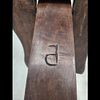 African Contemporary Signed Two-Piece Wood Carved Tribal Elder Style Seat Depicting Dancer With Image - 4