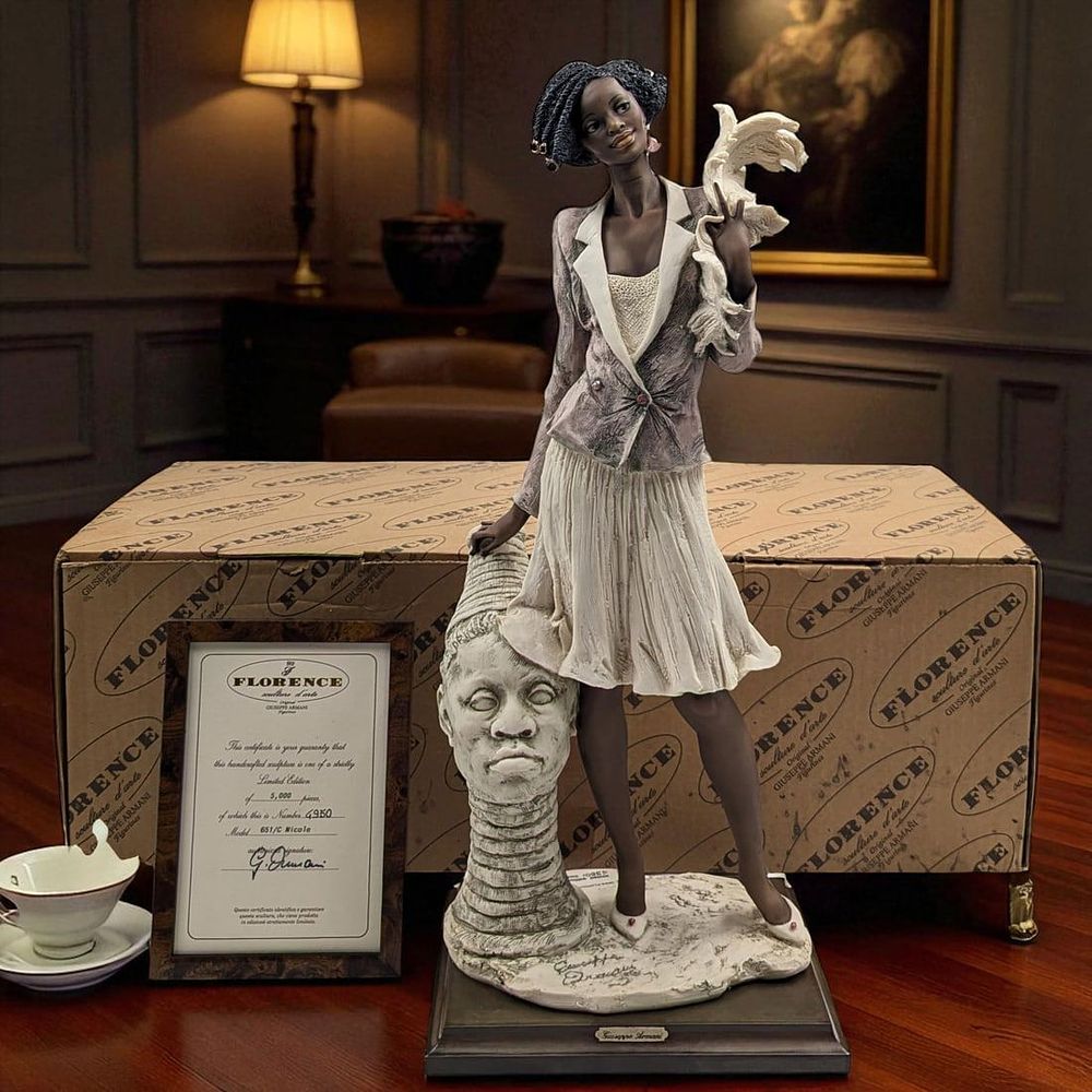 Giuseppe Armani Figurine: Limited Ed. 4950/5000 "Nicole" 651C With COA And Original Box. Box 