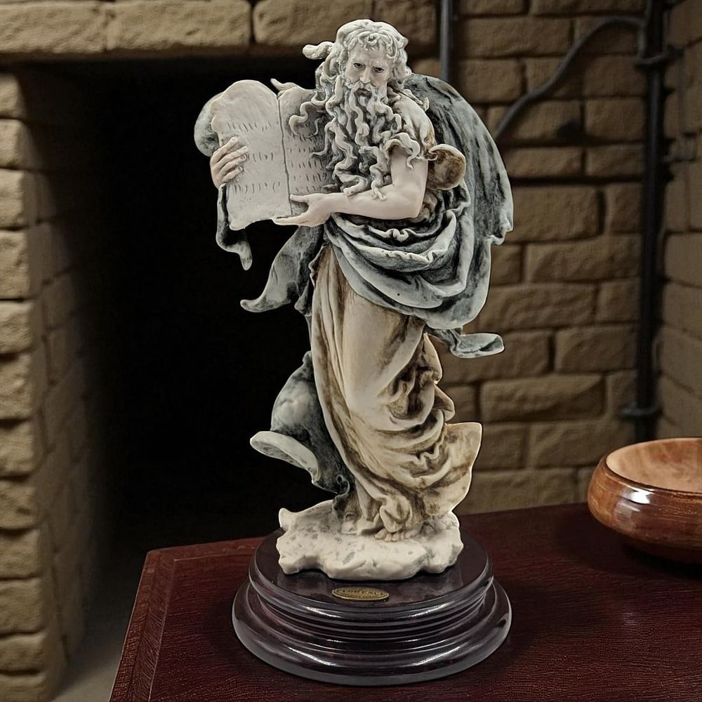 Giuseppe Armani Figurine: "Moses" 821C In Original Box. Box measures approx. 7" X 13" X 7 1/2". 