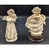 Giuseppe Armani Figurines: "Cherub With Dove" 721B And "Pisces" 528F With Original Boxes. Image - 1