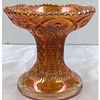 Lot Of 12 Vintage Carnival / Amber Glass Pieces. Includes six Marigold berry bowls, one vase Image - 13