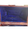 Antique Polychromed Painted Anglo Indian Box / Small Trunk 19th C. Measure 12 1/4" X 15 3/4" X Image - 13