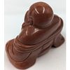 A Pair Of Chinese Carved Goldstone Buddhas. Measures approx. 2 1/2" X 3" each. 
Please copy and Image - 2