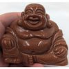 A Pair Of Chinese Carved Goldstone Buddhas. Measures approx. 2 1/2" X 3" each. 
Please copy and Image - 6