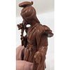 A Fine Chinese Goldstone Geisha Sculpture On Wooden Stand. Measures approx. 8" X 5". PLEASE Image - 7