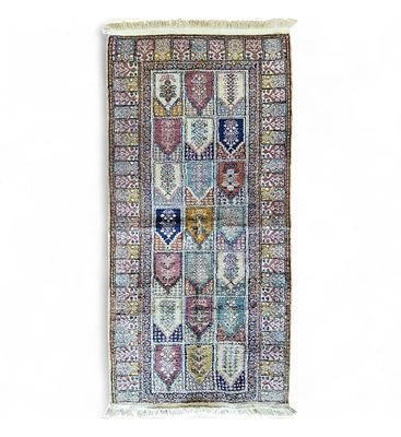 Persian Oriental Mihrab Prayer Rug. Measures approximately 31" x 64". 
Please copy and paste 