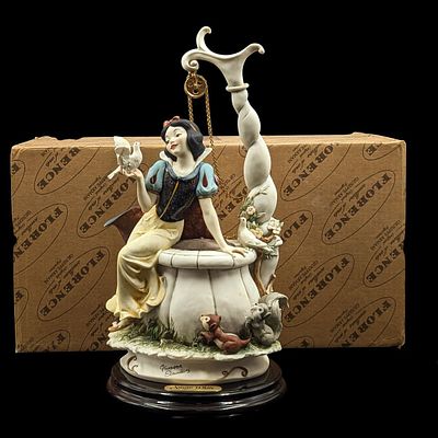 Giuseppe Armani Figurine: Limited Ed. 1517/2000 Walt Disney's "Snow White At The Well" 199C w/ COA