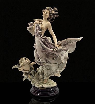 Giuseppe Armani Figurine: "Zephyr" 368C With Original Box. Box measures approx. 11 1/2" X 18" X 
