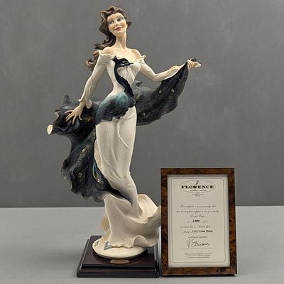 Giuseppe Armani Figurine: Limited Ed. 23/3000 "Lady Wynne" 1173C w/ COA And Original Box. 