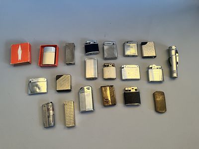 A Collection of Mid-to-Late 20th Century Vintage Mechanical Lighters, including Ronson, Monopol 