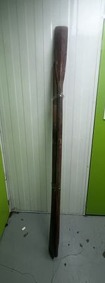 A Pair of Antique Carved Wood Maritime Oars