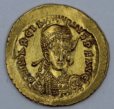 Солид. Василиск и Марк (475-476). Византийская Империя. Чеканка г. Константинополь. Золото
