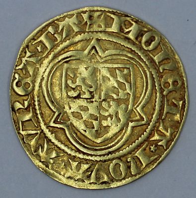 Гульден 1410-1423 гг. Рейнольд IV Германия. Золото