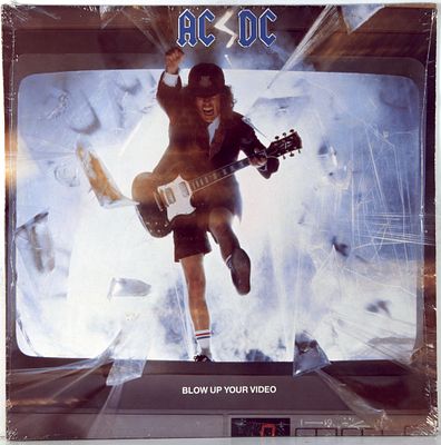 AC/DC - BLOW UP YOUR VIDEO - 1988 - ОРИГИНАЛ, ПЕРВЫЙ ПРЕСС - GERMANY, В ХОРОШЕМ СОСТОЯНИИ EX