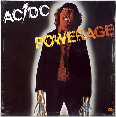 AC/DC - POWERAGE - 1978 - ОРИГИНАЛ, ОРИГИНАЛЬНЫЙ ПРЕСС 1990 - GERMANY, В ХОРОШЕМ СОСТОЯНИИ EX