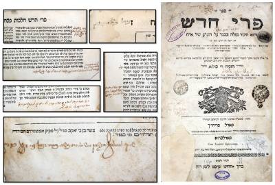 Couple of Books by the Author of the Pri Chadash – Amsterdam-Karlsruhe, 1730-1757 – Signatures 