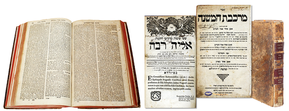 First Editions! Mirkevet Hamishneh – Frankfurt, 1751 – Eliya Rabba – Furth, 1768 – Signatures 