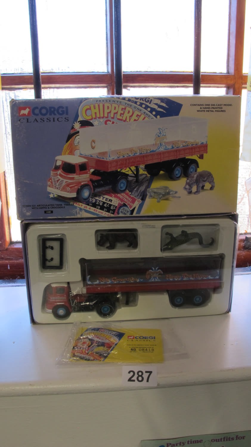 Lot 287: Corgi Chipperfields Circus quality vintage collectible toys. Model:...