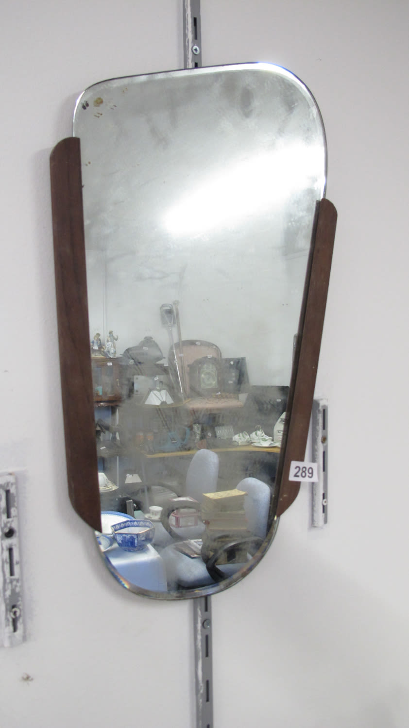 Lot 289: vintage G Plan wall mirror