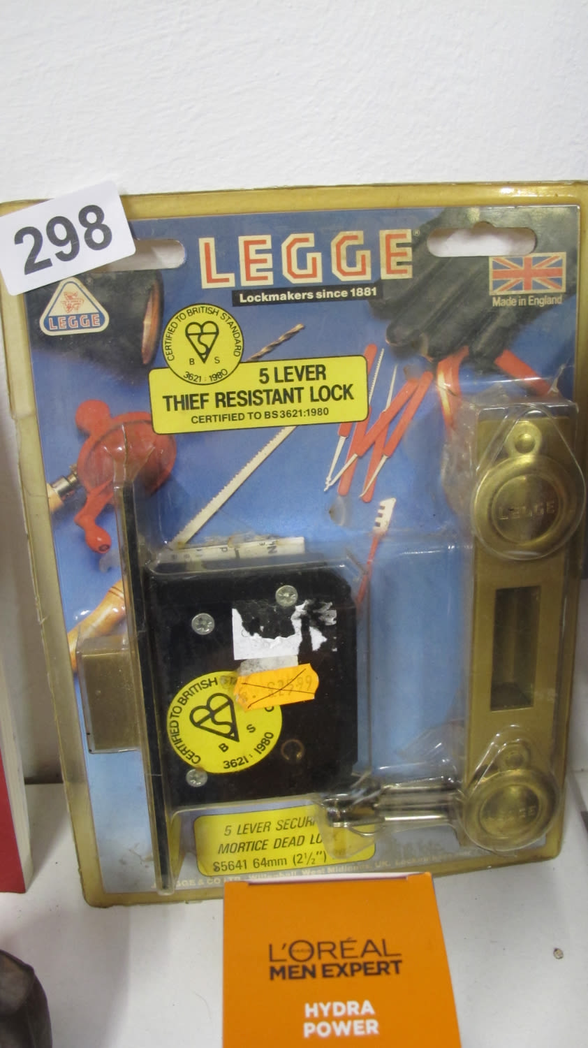 Lot 298: Legge 5 lever thief resistant lock