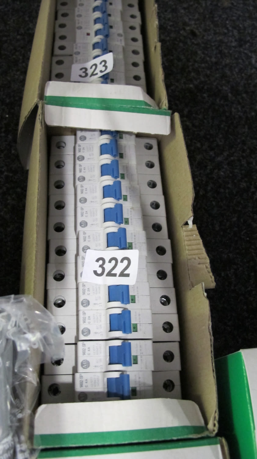 Lot 322: a box of consumer unit fuses ideal for...