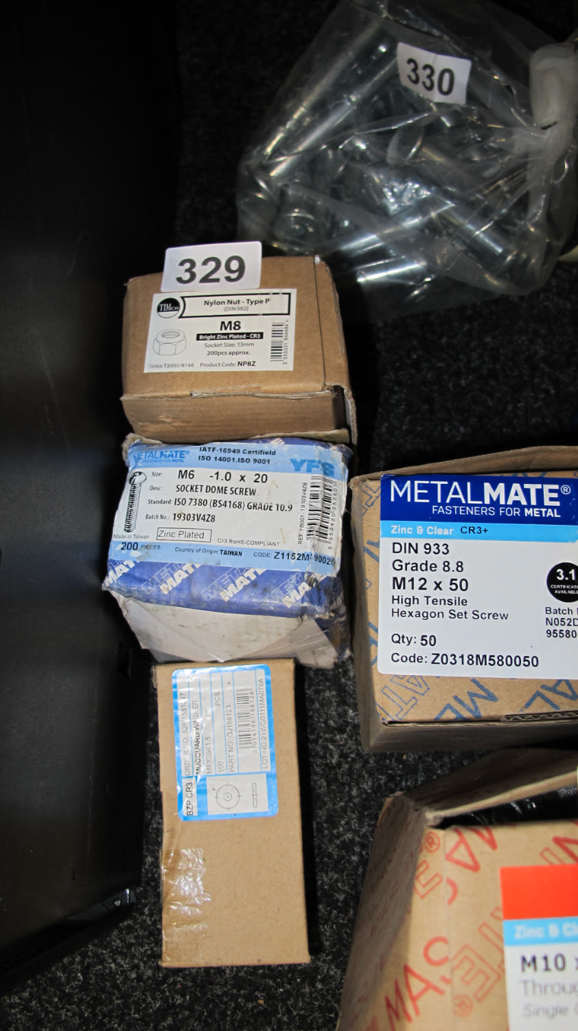 Lot 329: various BNIB of various bolts