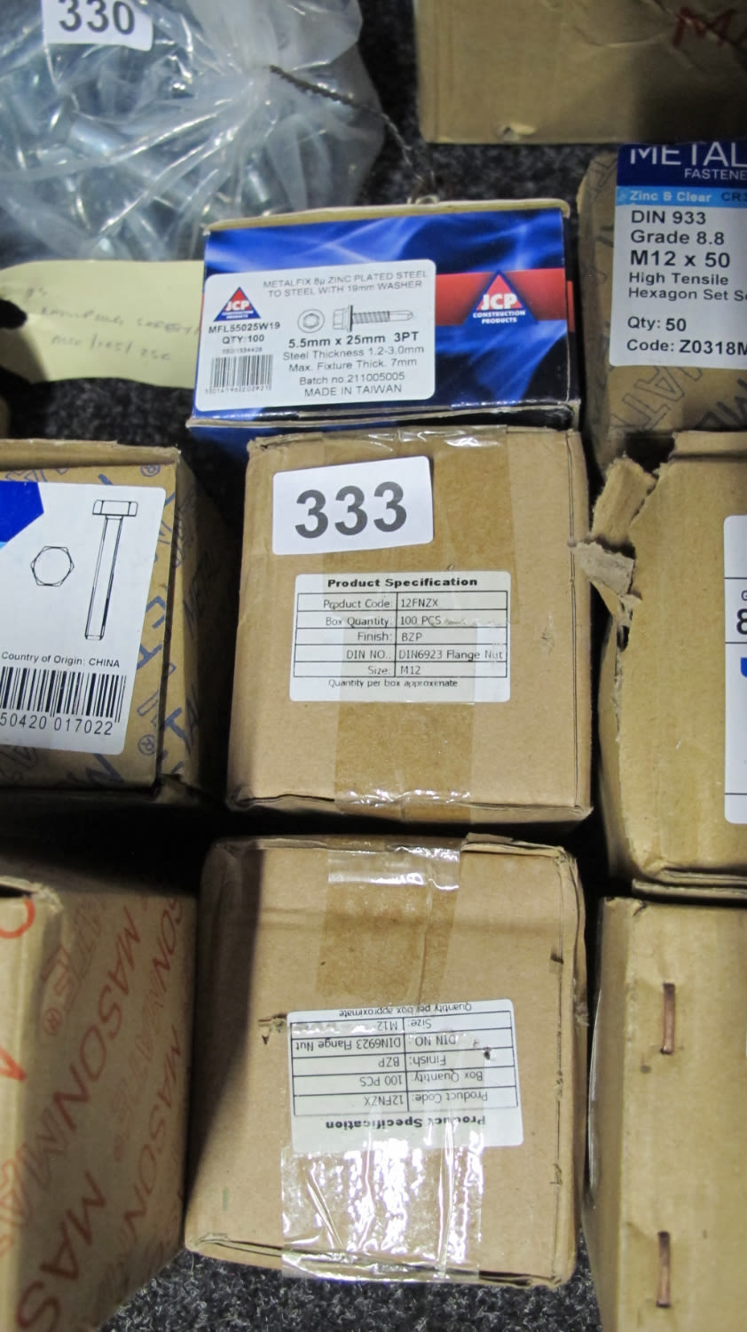Lot 333: various BNIB various bolts x 3