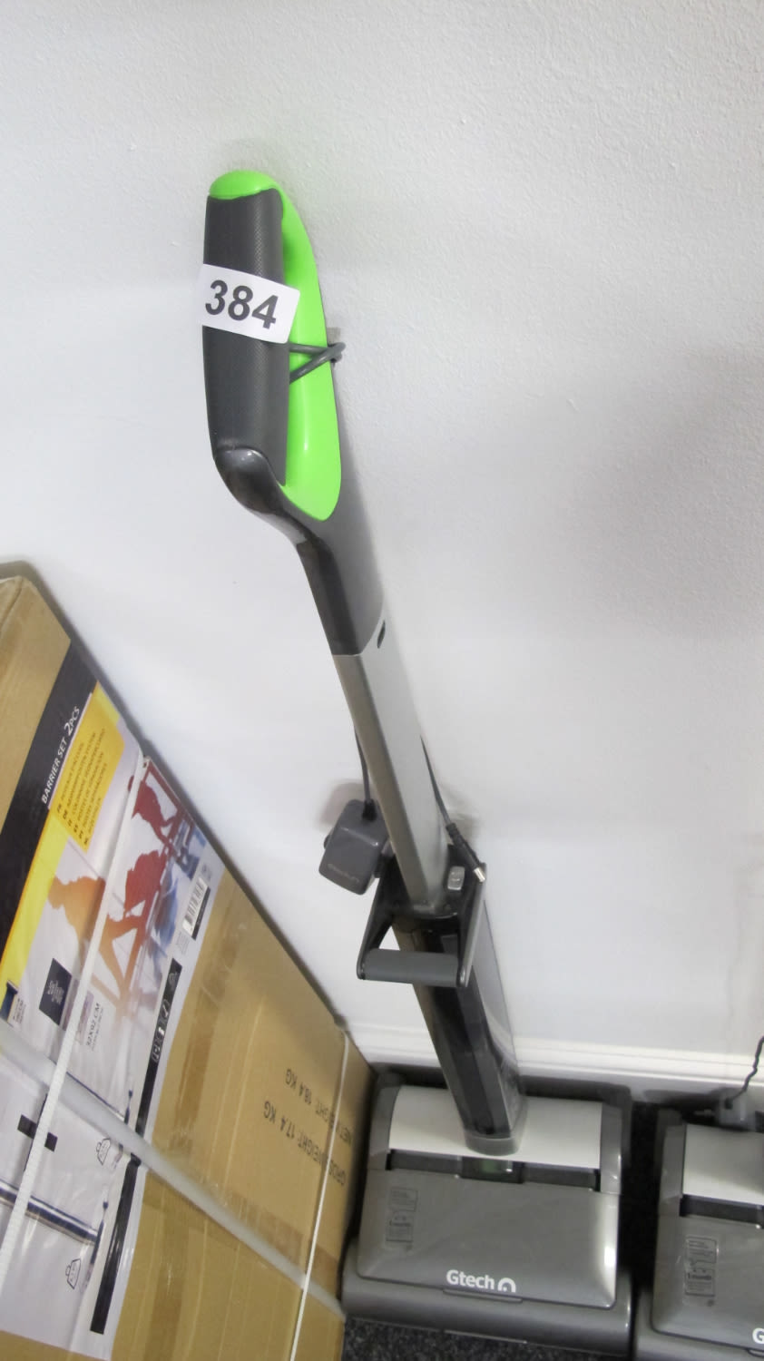 Lot 384: G Tech light cordless weight vacuum cleaner