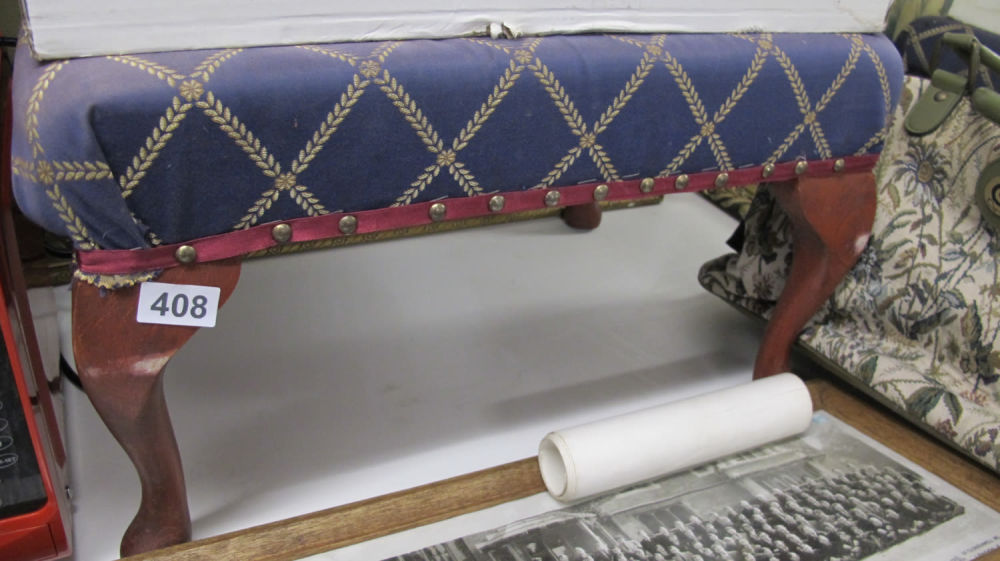 Lot 408: foot stool