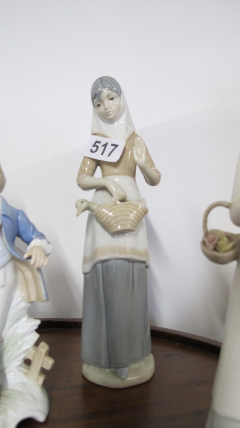 Lot 517: Nao fine Spanish china figurine