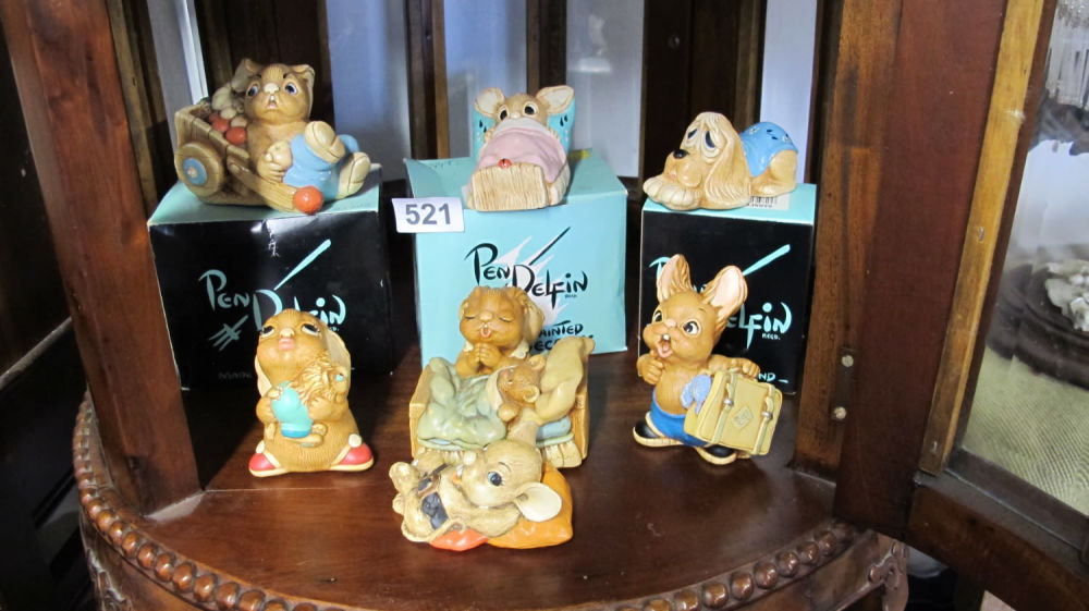 Lot 521: collection of pendelphin bunnies