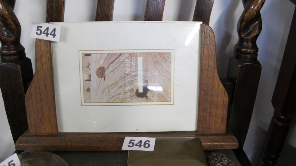 Lot 544: vintage wood framed photo frame