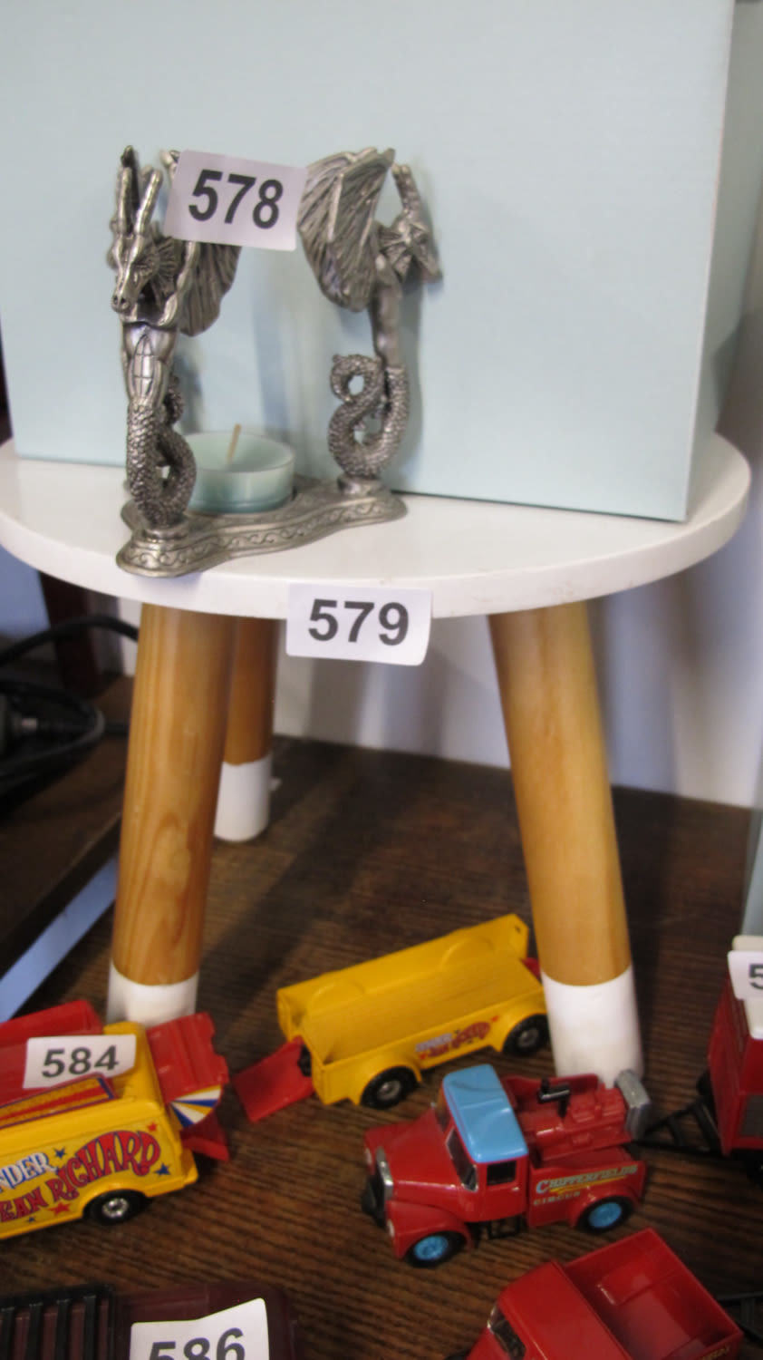 Lot 579: small wooden stool for the naughty corner
