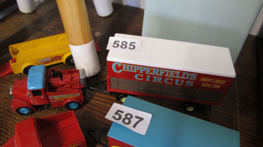 Lot 585: Corgi Classic Chipperfields circus toy.