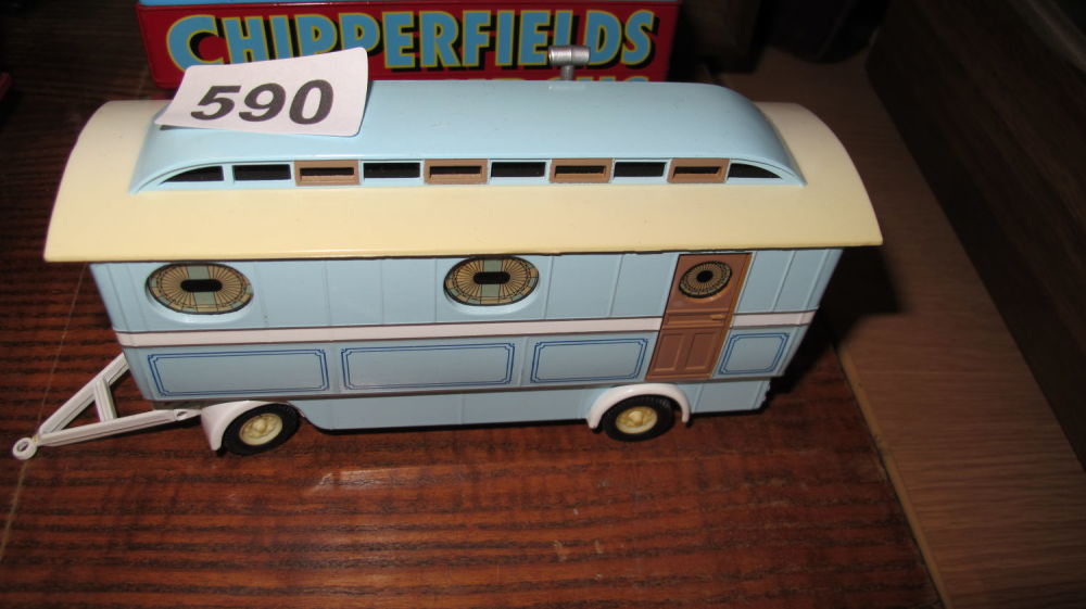Lot 590: Corgi Classic Chipperfields circus toy. Model: Caravan