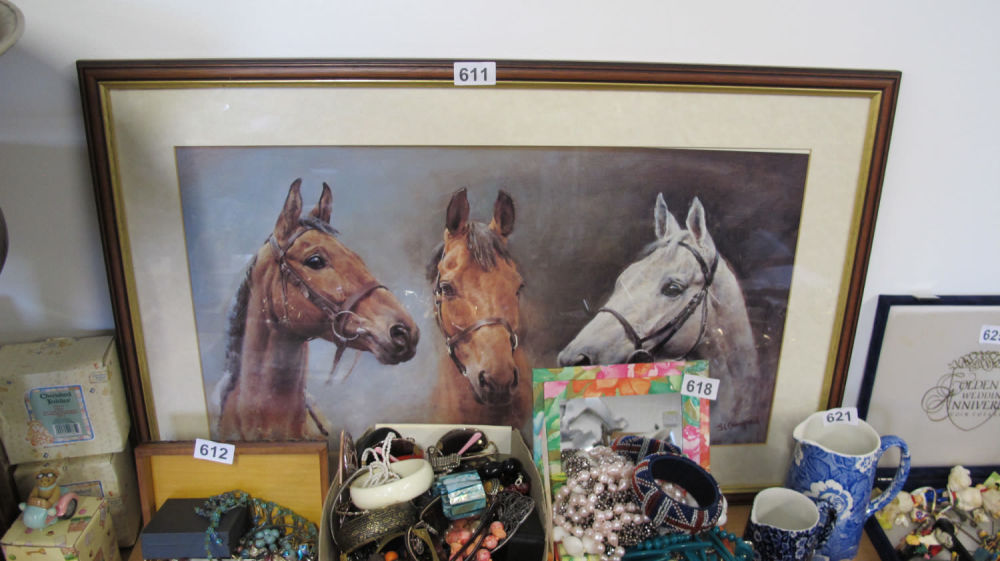Lot 611: picture showing the worlds greatest race horses