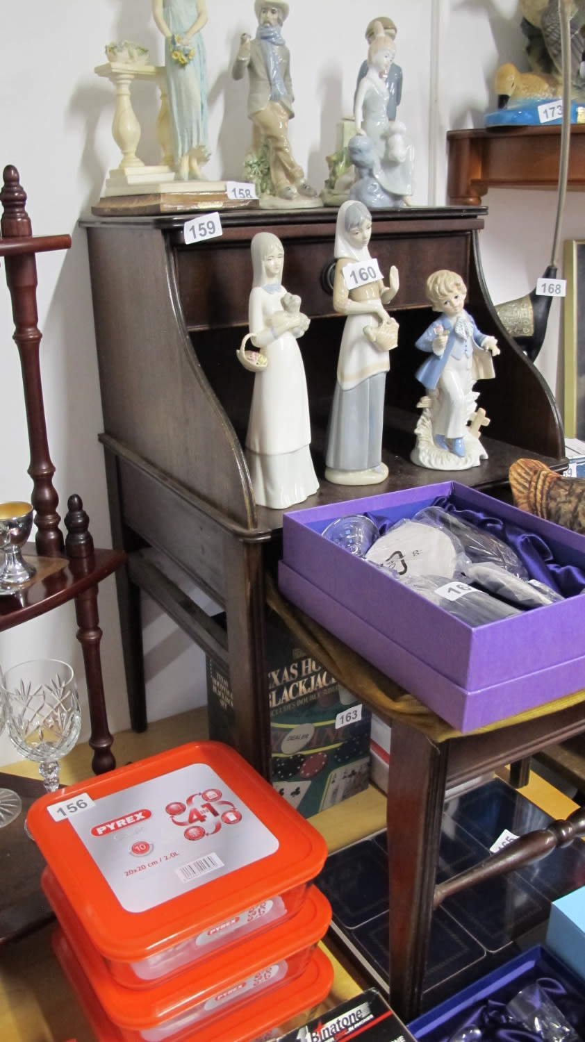 Lot 159: Hallway phone table and stool