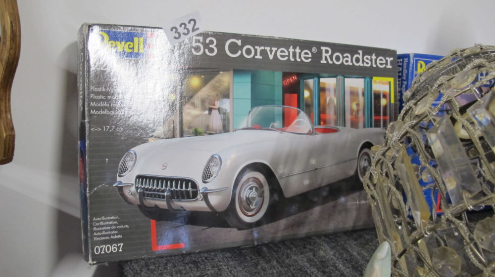 Lot 332: Revell Corvette Roadster model