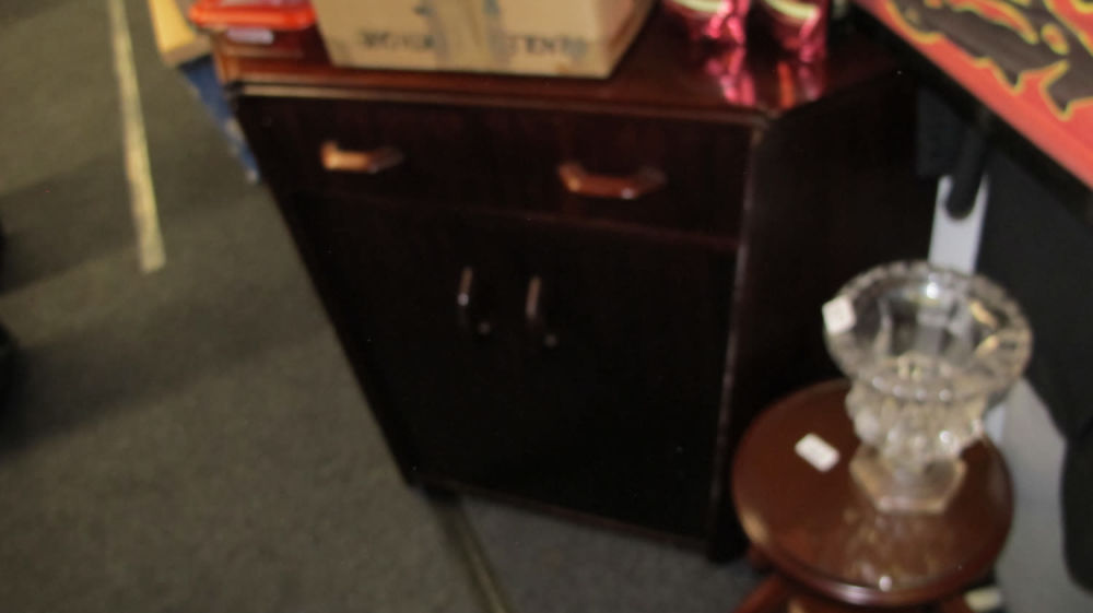 Lot 361: wooden corner unit
