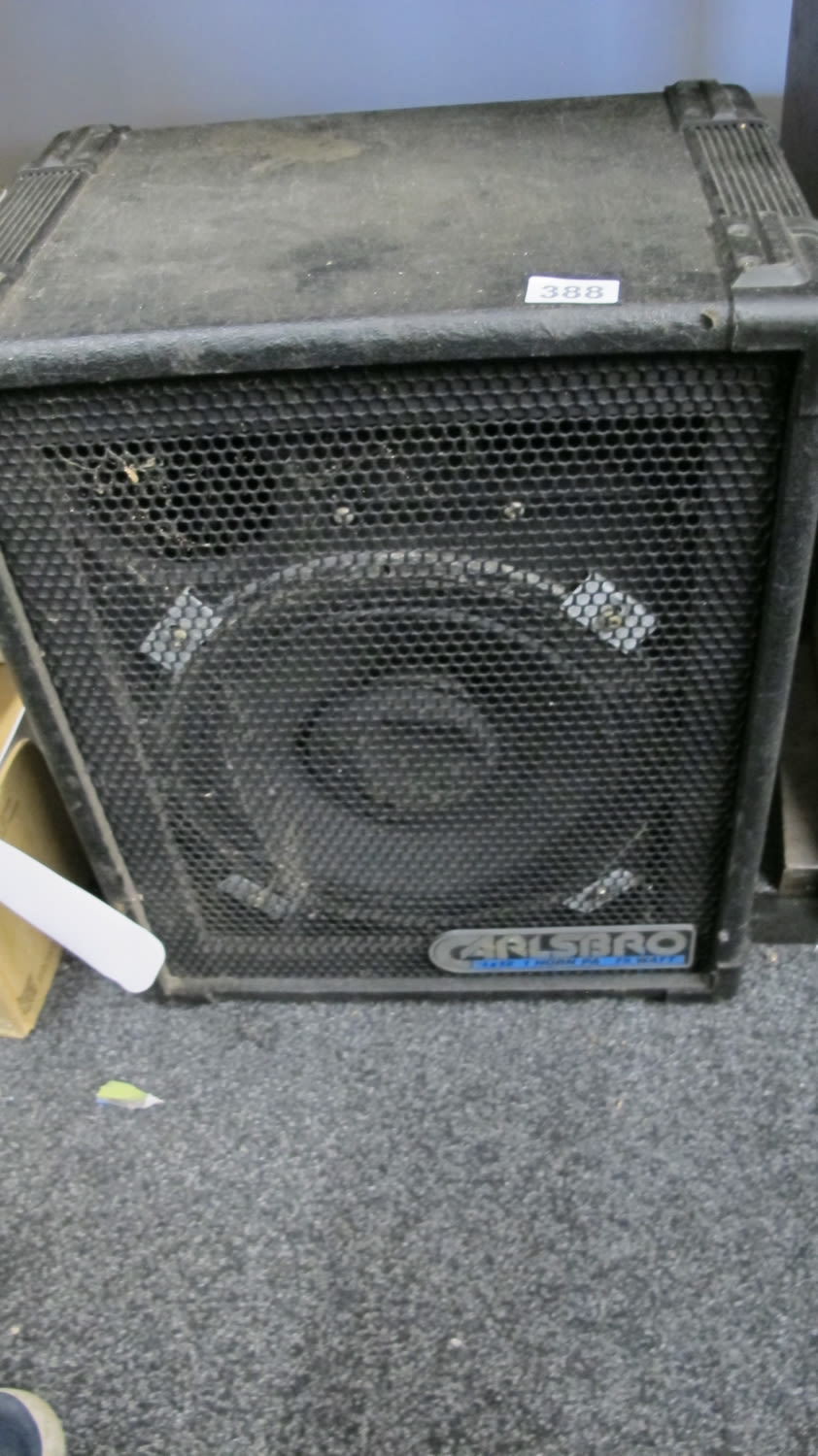 Lot 388: Carlsbro speaker