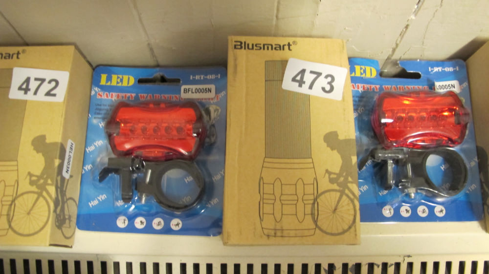 Lot 473: Bike lights